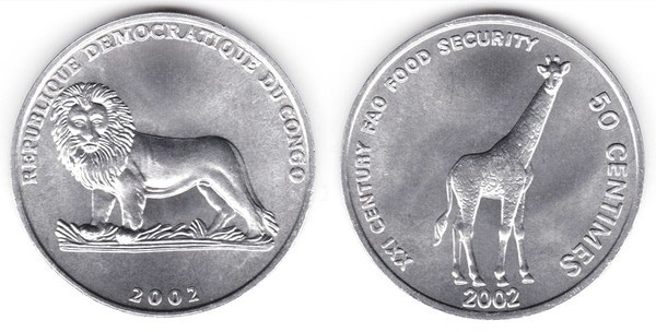 50 centimes (FAO - Jirafa)