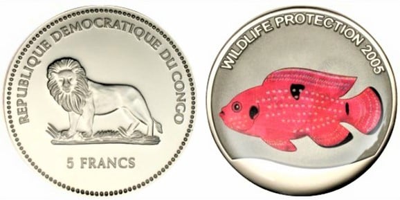 5 francs (Pez Rosa)