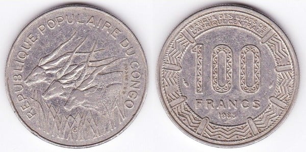 100 francs CAF