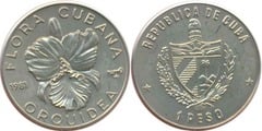 1 peso (Flora Cubana - Orquidea)