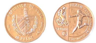 10 pesos (Copa Mundial de la FIFA Brasil 2014)