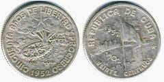 20 centavos (50 Aniversario de la República)