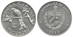 1 peso (Fauna Cubana-Tocororo)