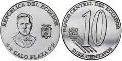 10 centavos (Galo Plaza)
