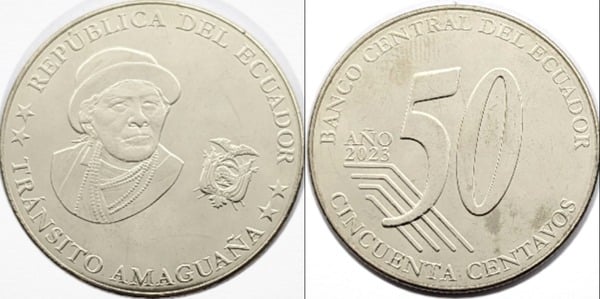 50 centavos (Tránsito Amaguaña)