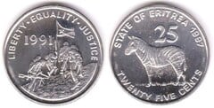 25 cents (Cebra de Grévy)