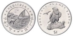 1 dollar (Halcón lanario)