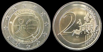 2 euro (10 Aniversario de la Unión Económica Monetaria / UEM / HMÚ)