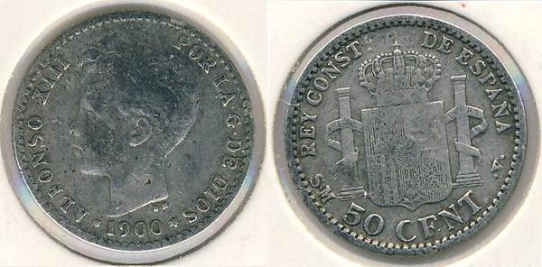 50 céntimos (Alfonso XIII)