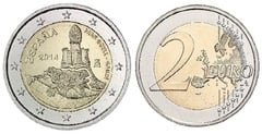 2 euro (Patrimonio de la Humanidad de la UNESCO - Park Güell-Gaudí)