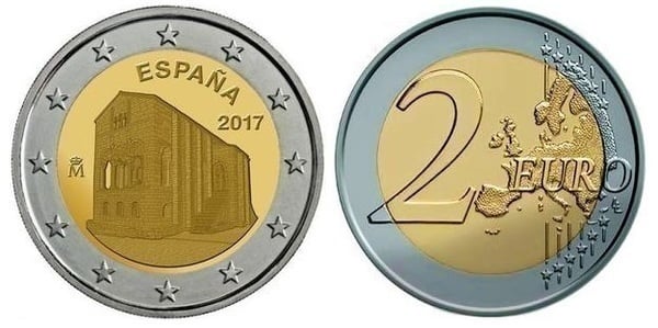 2 euro (Patrimonio de la Humanidad de la UNESCO - Santa María del Naranco)