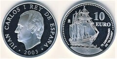 10 euro (75 Aniversario del Juan Sebastián Elcano)