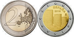 2 euro (Patrimonio de la Humanidad de la UNESCO - Muralla de Ávila)