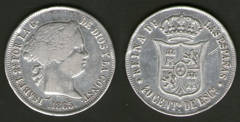 40 céntimos de escudo (Isabel II)