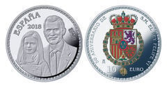 10 euro (50 Aniversario de S.M. el Rey Felipe VI)