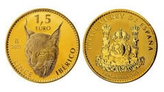 1,5 euro (Lince Ibérico)
