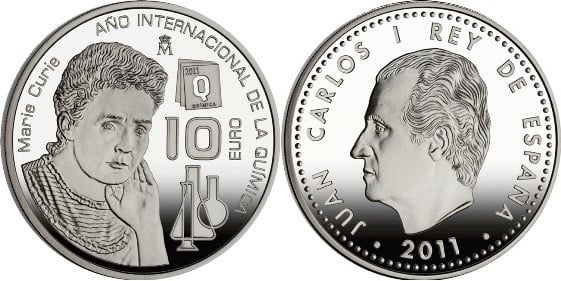 10 euro (Año Internacional de la Química)