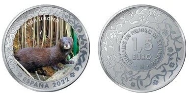 1,5 euro (Visón europeo)