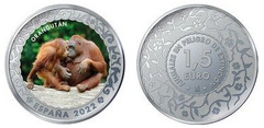 1 1/2 euros (Orangután)