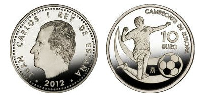 10 euro (Eurocopa 2012 - España campeona)