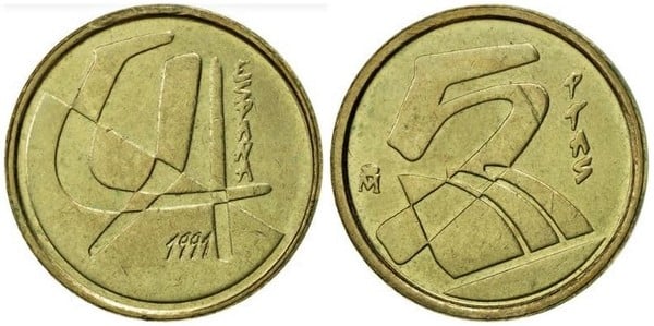 triste Descriptivo para donar Moneda 5 pesetas 1989-2001 de España | Foronum