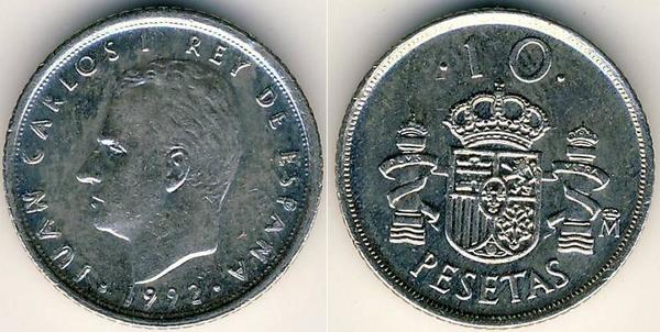 10 pesetas (Tipo 2)