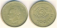 100 pesetas (Año de las Personas Mayores)