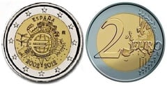 2 euro (10 Aniversario de la Circulación del Euro)
