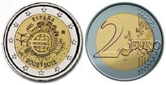 2 euro (10 Aniversario de la Circulación del Euro)