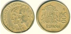 500 pesetas (Juan Carlos I y Sofia)