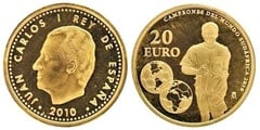 20 euro (Campeones del Mundo-Sudáfrica 2010)