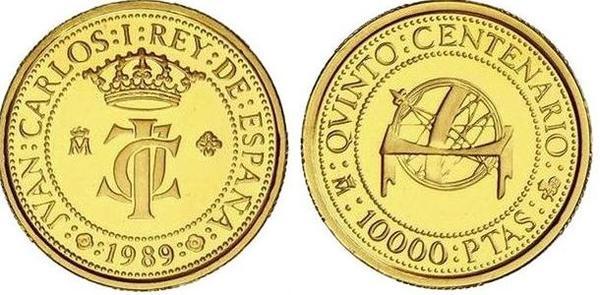 10.000 pesetas (V Centenario del Descubrimiento de América)