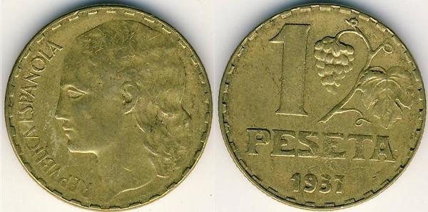 1 peseta (II República)