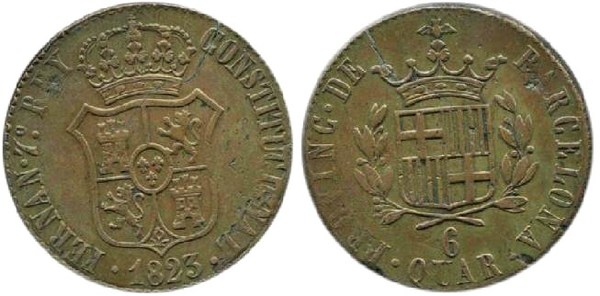 6 cuartos (Fernando VII)
