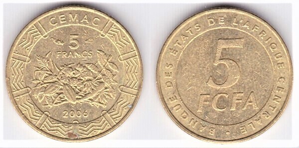 5 francs FCFA