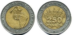 250 francs CFA