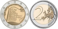 2 euro (150 Aniversario de la Sociedad Literaria de Estonia)