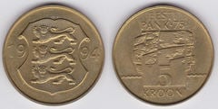 5 krooni (75 Aniversario del Banco Nacional)