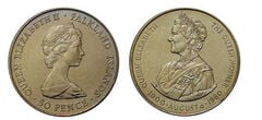 50 pence (80 aniversario de la Reina Madre)