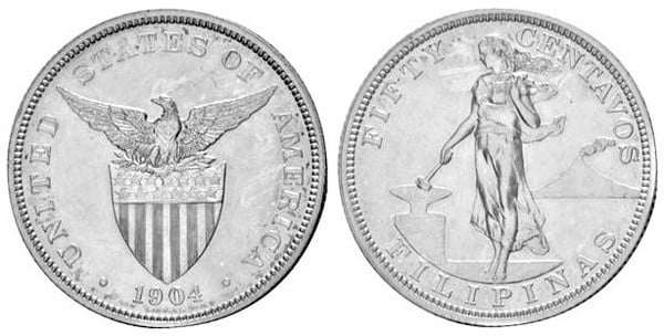 50 centavos (Administración USA)