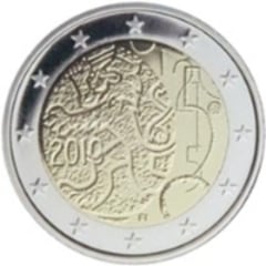 2 euro (150 Aniversario de la Moneda de Finlandia)