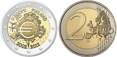 2 euro (10 Aniversario de la Circulación del Euro)