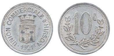 10 centimes (Departamento de Aisne-Comuna de Hirson)