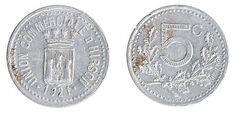 5 centimes (Departamento de Aisne-Comuna de Hirson)