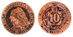 10 centimes (Departamento de Corréze-Comuna de Brive-la-Gaillarde)