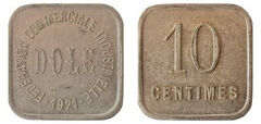 10 centimes (Departamento de Jura-Comuna de Dole)