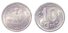 10 centimes (Departamento de Loiret-Comunas de Chécy, Chateauneuf y Sully)