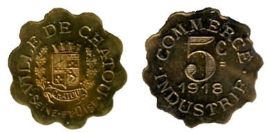 5 centimes (Departamento de Yvelines-Comuna de Chatou)
