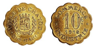 10 centimes (Departamento de Yvelines-Comuna de Chatou)