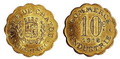 10 centimes (Departamento de Yvelines-Comuna de Chatou)